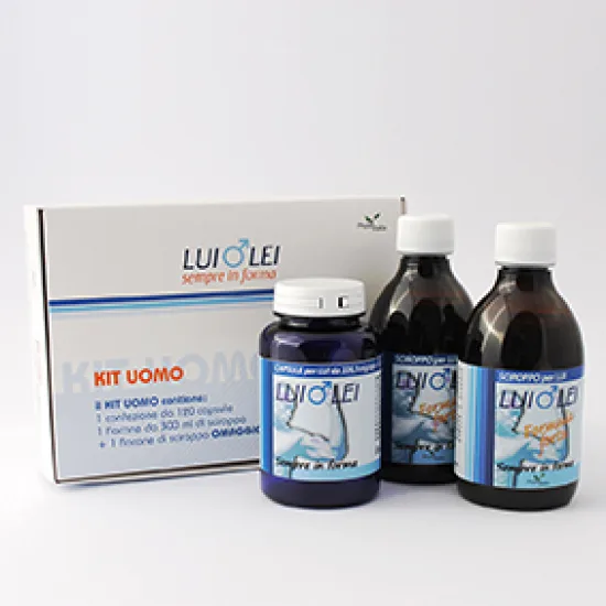 G005 | LUI o LEI kit UOMO (120 cps + 2x300 ml)